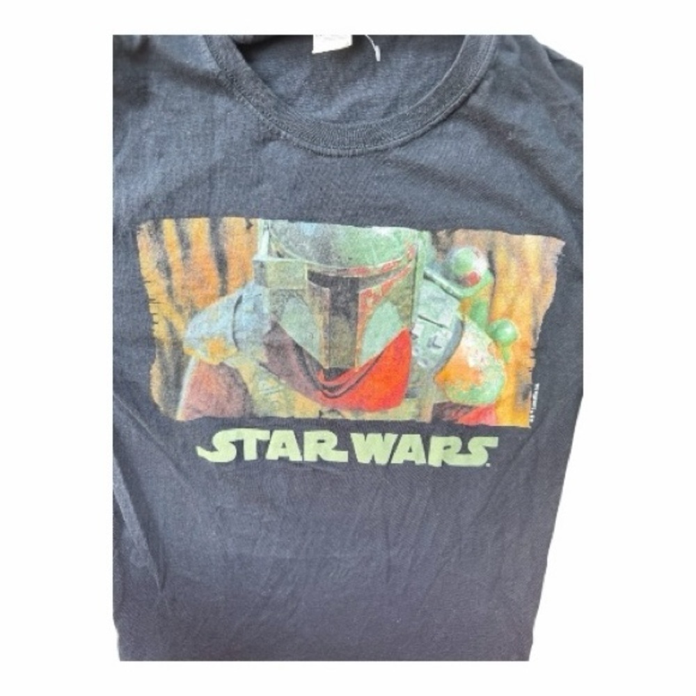 Star Wars Boba Fett Graphic Tee – Black Short Sleeve - Picture 3 of 4